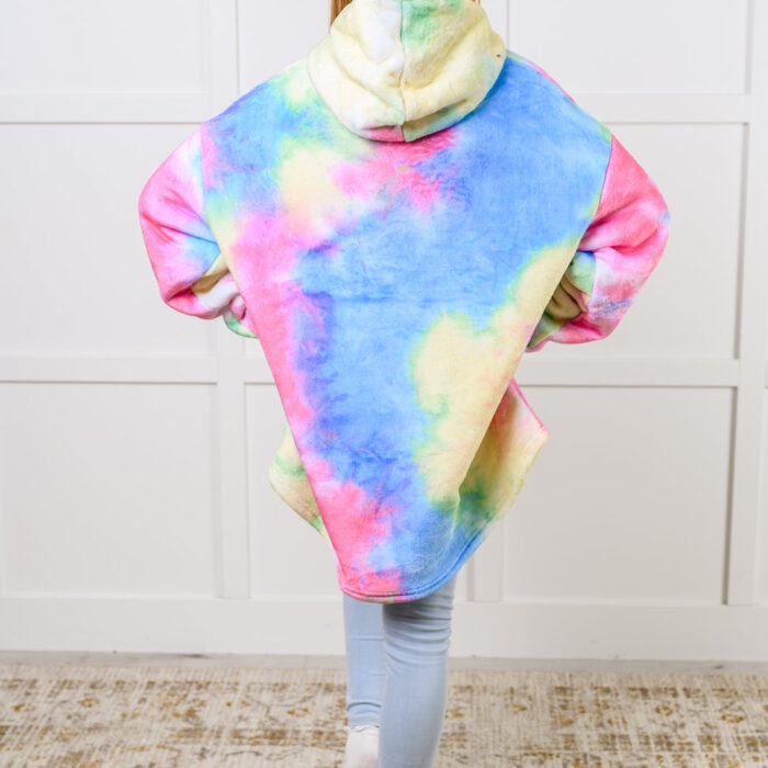 KidsOversizedHoodieBlanketinRainbow10