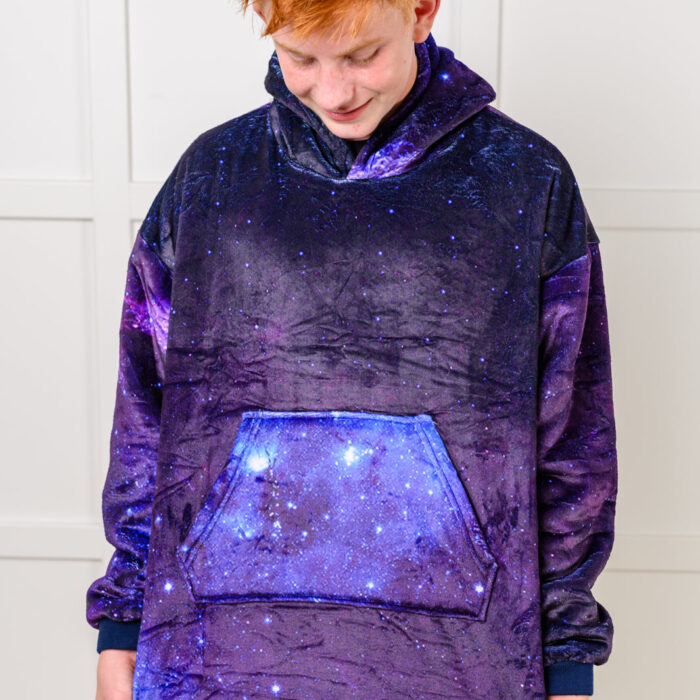 KidsOversizedHoodieBlanketinStarrySky2