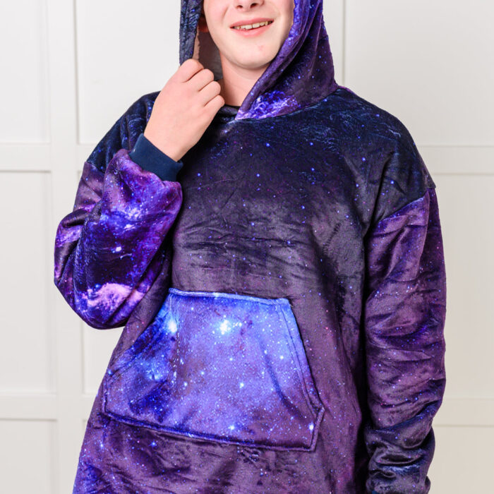 KidsOversizedHoodieBlanketinStarrySky3
