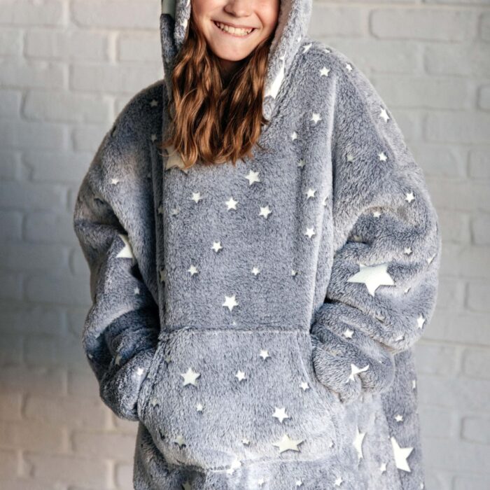 Kidsoversidehoodieblanketinstars20