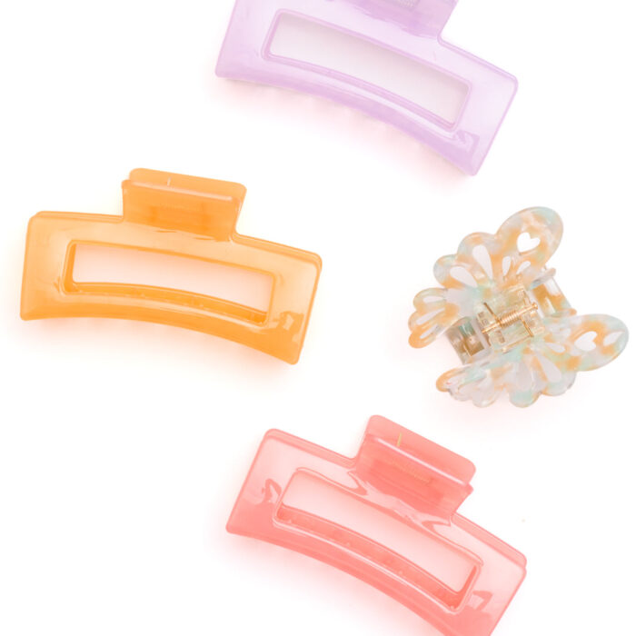 LargeJellyClawClipSetof41