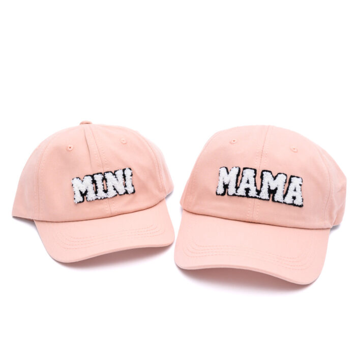 MamaandMiniHatSetinPink