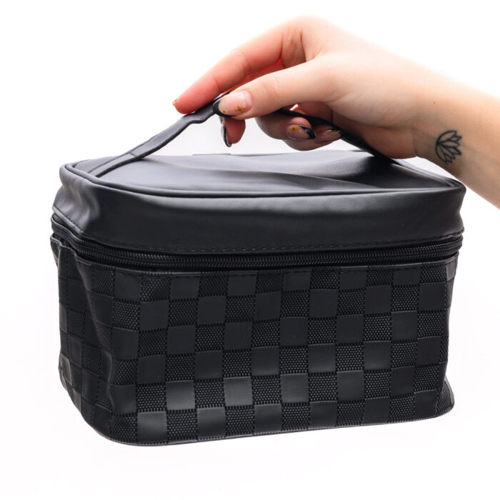 SubtlyCheckedCosmeticBagssetof4inBlack2_b0a26d82-688e-49ae-8560-e55b645dbcd2